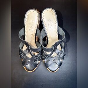 BCBG Black Strappy Women's Sandals